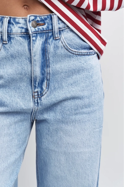 Джинсы трубы Erist store, цвет: голубой, НФ-00003433 купить онлайн