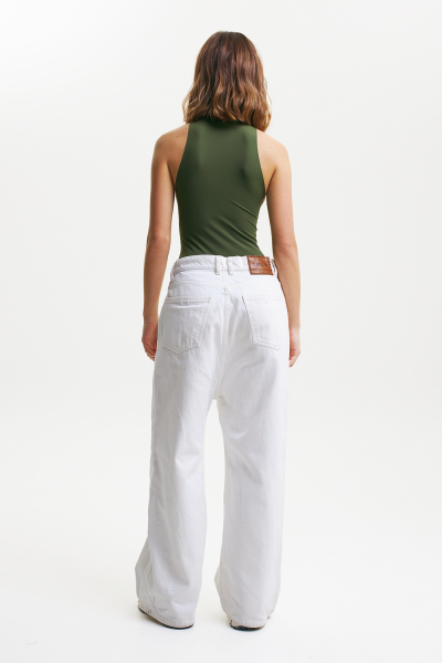 Боди без рукавов LABEL .B & TOUSSUN Label .B, цвет: зеленая, TSLB040070440М купить онлайн