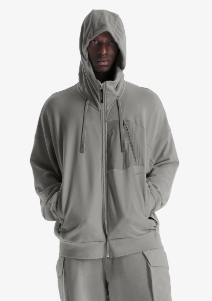 Худи на молнии KRAKATAU, цвет: лунный туман, Fu121-27 купить онлайн