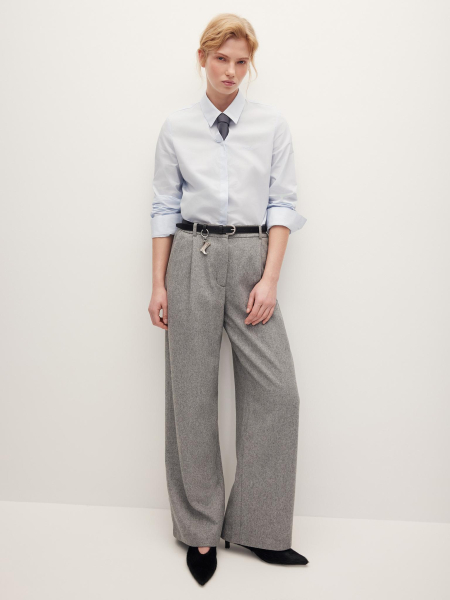 Рубашка приталенная Chaika, цвет: голубой, AW25BL02-23 купить онлайн