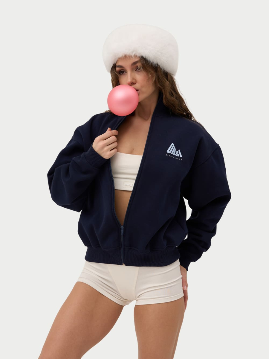 Zip толстовка с начесом ONSI, цвет: dark blue,  купить онлайн