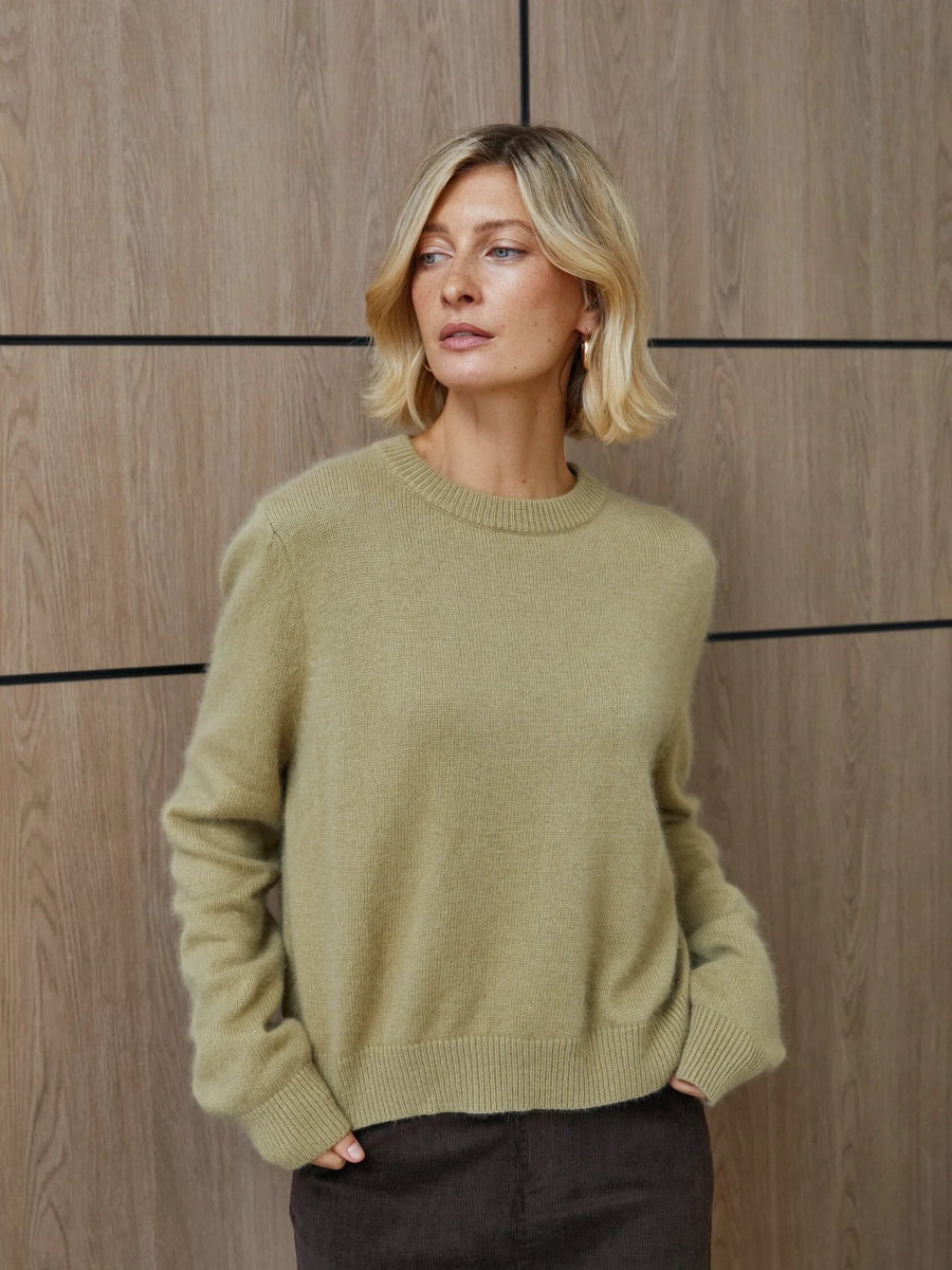 Свитер Molly Marou, цвет: зеленый, Mar4_2601 купить онлайн