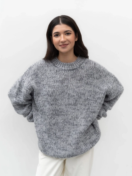 Свитер Brad Pitt TRES, цвет: серый, НФ-00002533 купить онлайн