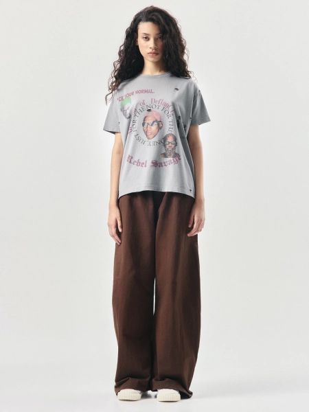 Футболка Посмотри, кем я стал NAIPACHE, цвет: серо-синий, 2611007800 купить онлайн