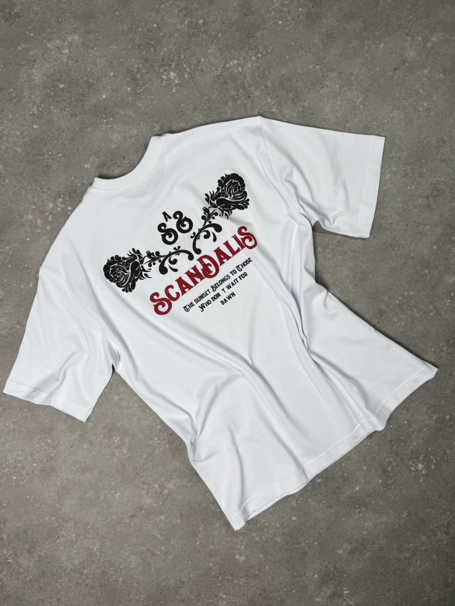 Футболка бархат SCANDALIS, цвет: белый, ФБ035а купить онлайн