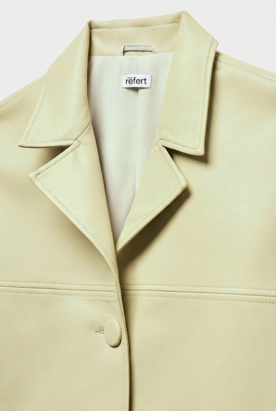 Жакет из экокожи REFERT, цвет: оливковый, 04-3741/1-2511 купить онлайн