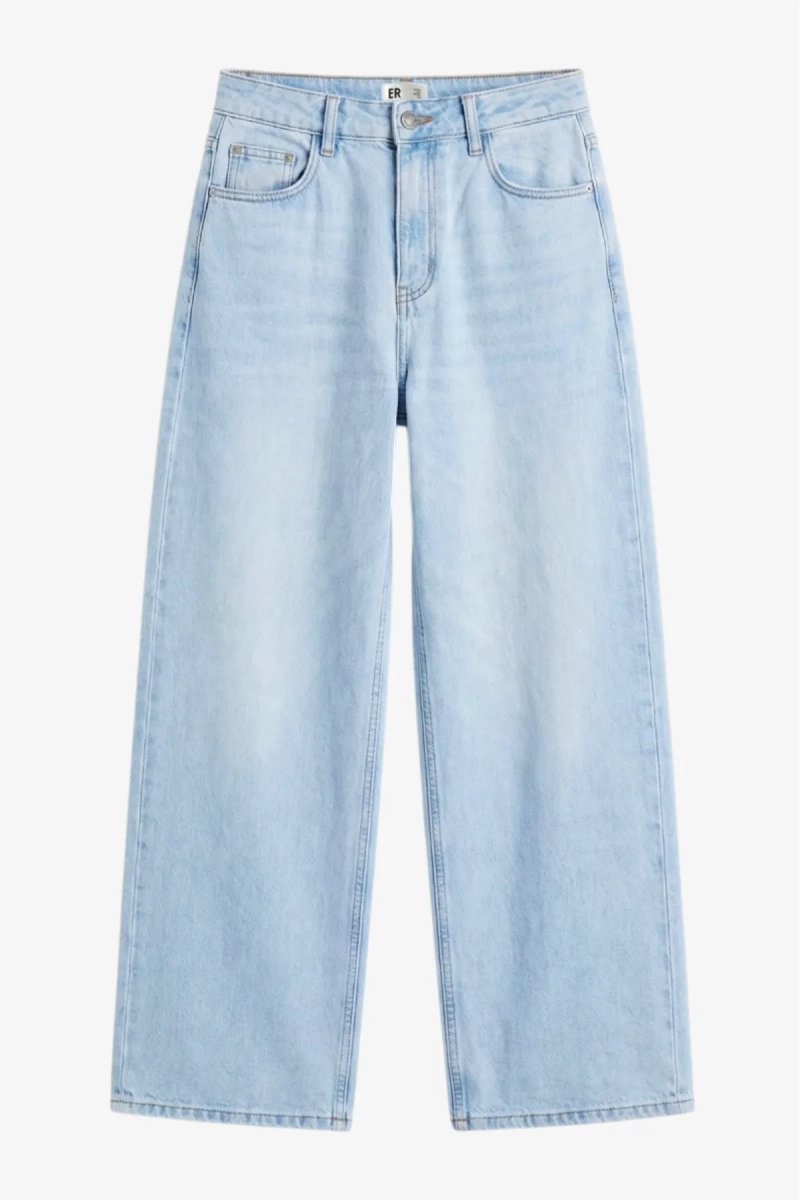 Джинсы прямые Erist store, цвет: голубой,  купить онлайн