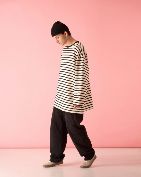 Лонгслив полоска TABOO, цвет: белый, Lmopol2 купить онлайн