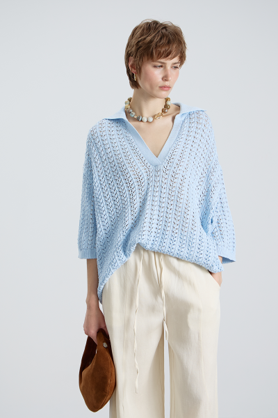 Джемпер - поло MIA AIM, цвет: голубой, MIA780 купить онлайн