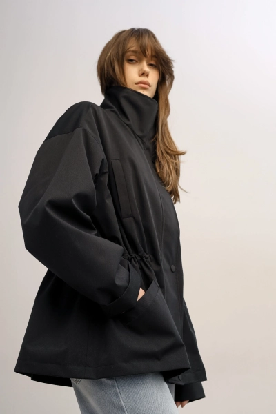 Ветровка Parka black issju, цвет: Черный, 4239 купить онлайн