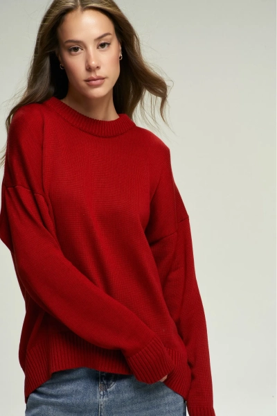 Джемпер Cotton Cherry Erist store, цвет: красный, НФ-00001727 купить онлайн