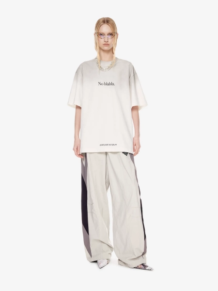 Футболка оверсайз с принтом POST POST SCRIPTUM, цвет: белый, 1147.11.00.WTE купить онлайн