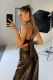 Топ из экокожи BROWN Label .B, цвет: BROWN, Tp.07.2/4BRN купить онлайн