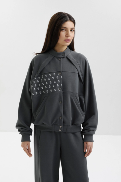 Бомбер из футера