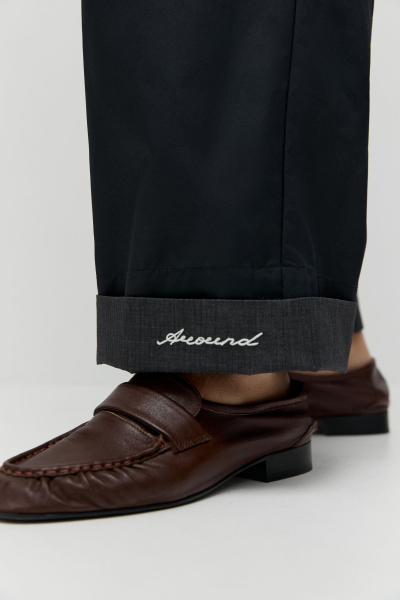 Брюки в мужском стиле с отворотами AROUND, цвет: чернильный, 289_40CV03 купить онлайн