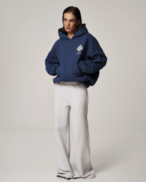 Худи YONS STUDIOS BLUE YONS, цвет: синий, YO-789 купить онлайн