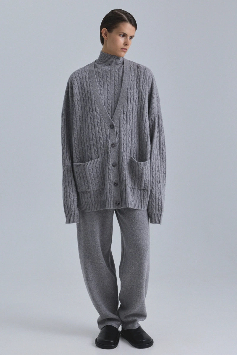 Кардиган OPORA Mankova, цвет: серый меланж, FW24/25-05 купить онлайн
