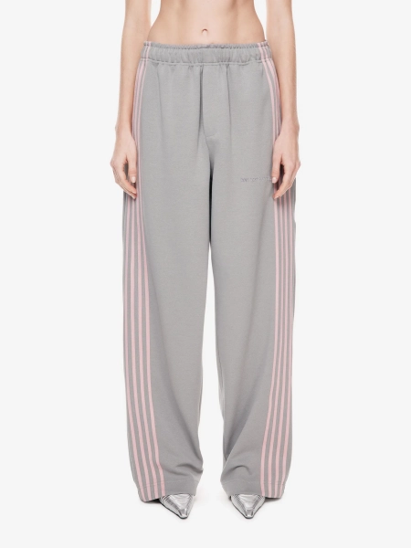 Брюки с лампасами POST POST SCRIPTUM, цвет: серый/пыльно-розовый,  купить онлайн