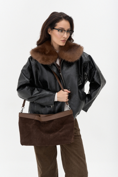 Сумка тоут из замши М