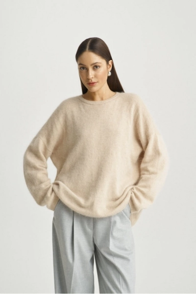 Джемпер Mink Wool Beige Erist store, цвет: бежевый НФ-00001052 со скидкой купить онлайн