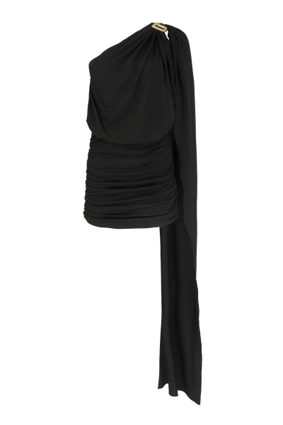Платье с драпировкой Shtripling, цвет: Черный, SHDRS012BLK купить онлайн