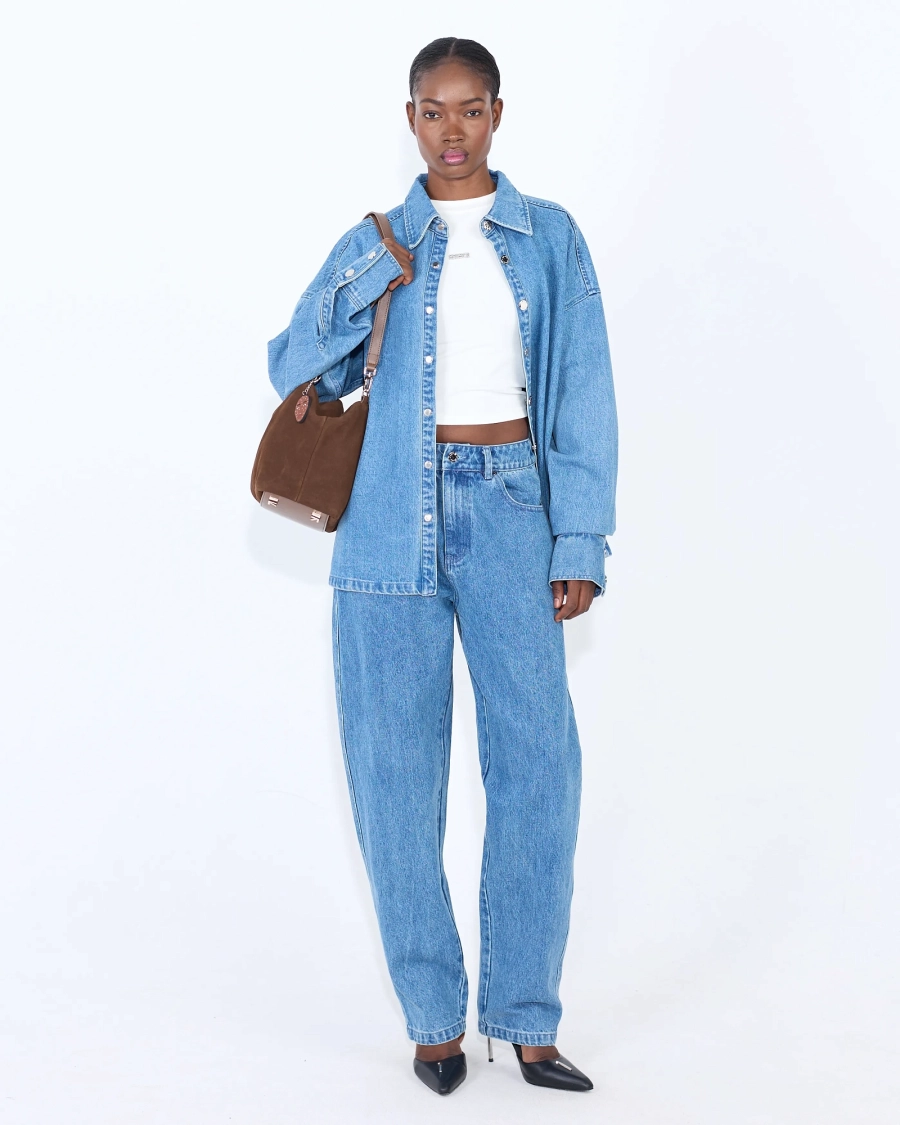 Джинсы BAGGY WOMEN BLUE