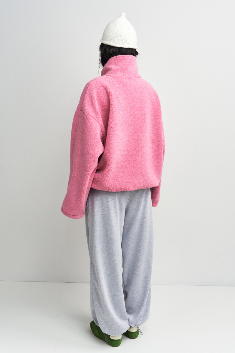 Анорак плюшевый Erist store, цвет: розовый, НФ-00003301 купить онлайн