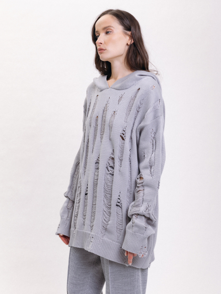 Худи Grunge CREATORÉ, цвет: серый, 05-CT03072/11 купить онлайн