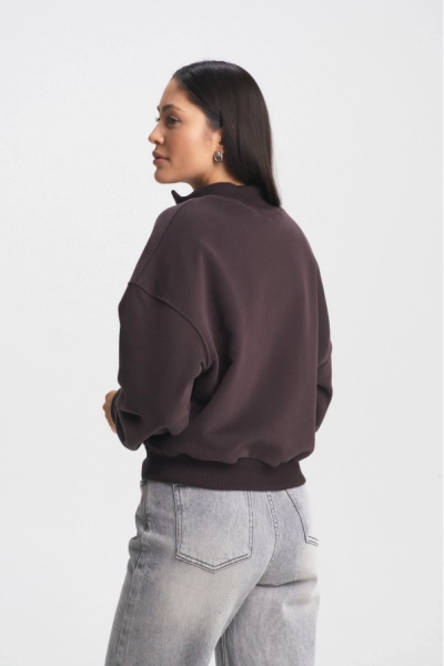 Бомбер мини Brown
