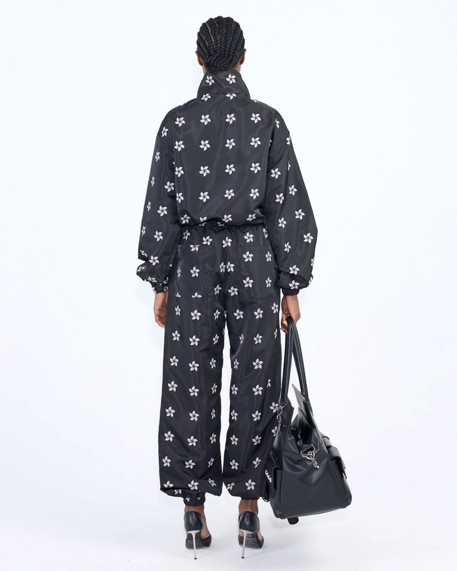 Брюки с принтом ASIA ST 71, цвет: Черный, Ast71.pants-pattern-logo-bl купить онлайн