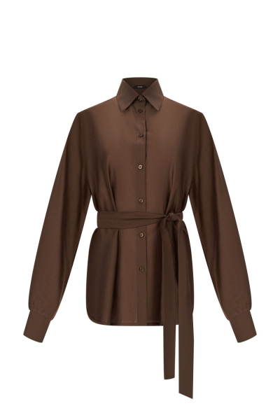 Блуза «Marble» CHUBA, цвет: коричневый,  купить онлайн