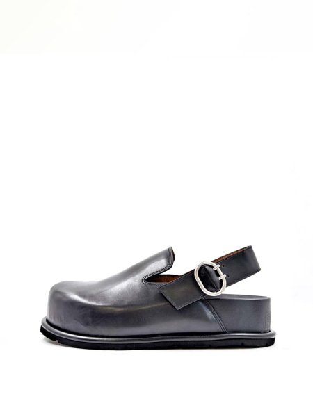 Сабо из натуральной кожи