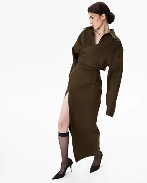Юбка MISSION M31DESIGN, цвет: Khaki РТ-00000332 |новая коллекция купить онлайн