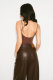 Майка LABEL .B & TOUSSUN Label .B, цвет: коричневый в паттерн, TSLB020050428 купить онлайн