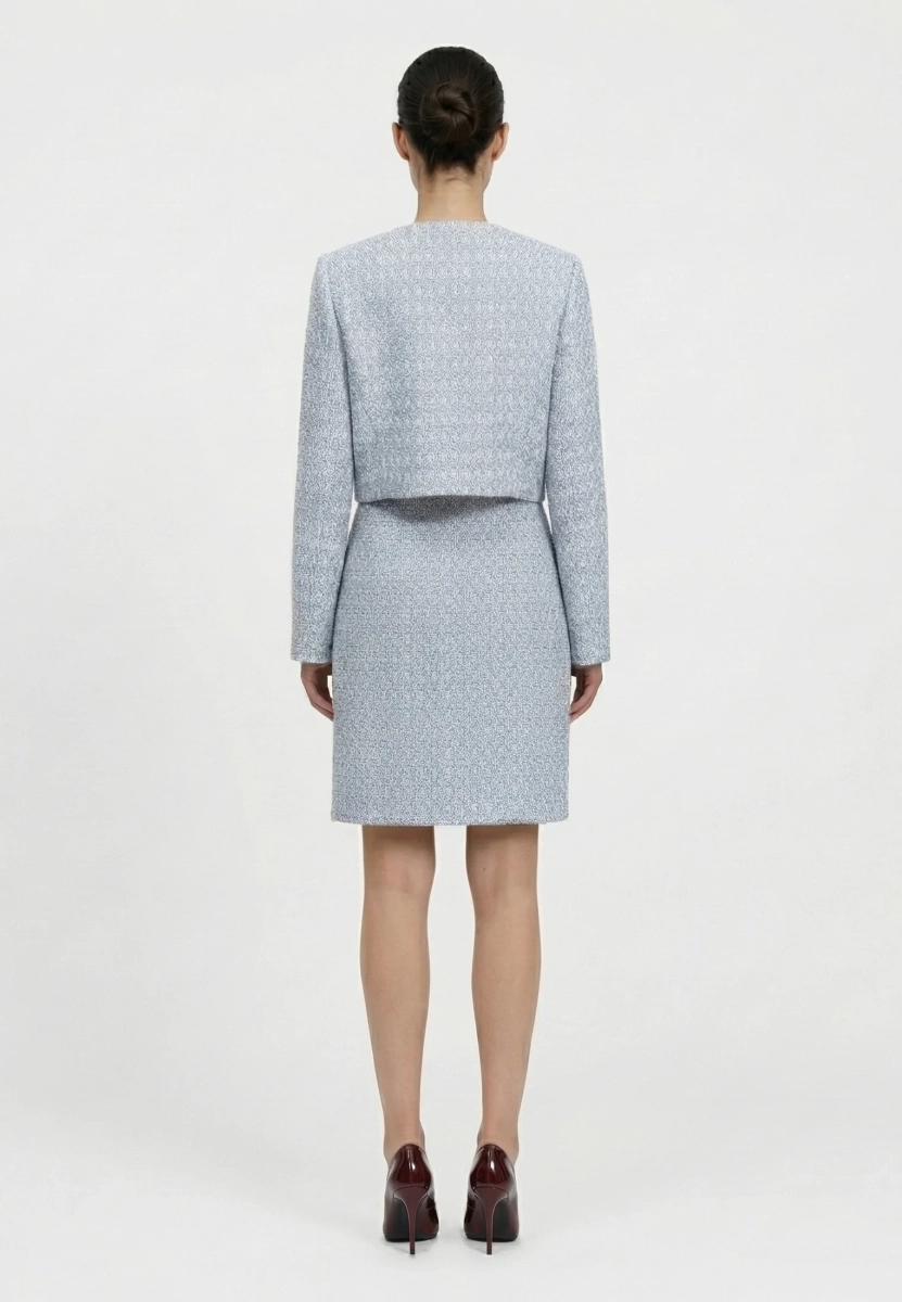 Юбка из твида REFERT, цвет: голубой, 07-4216/1-2511 купить онлайн