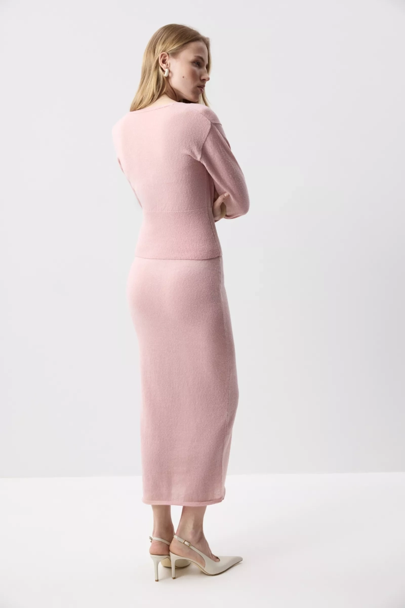 Кардиган на запах Charmstore, цвет: розовый, 305-53785-221 купить онлайн