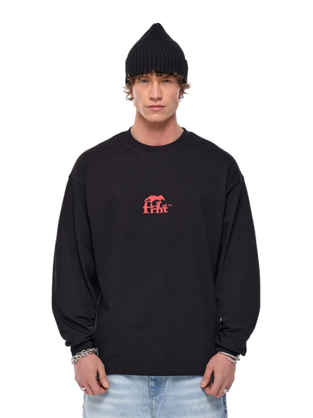 Лонгслив с принтом