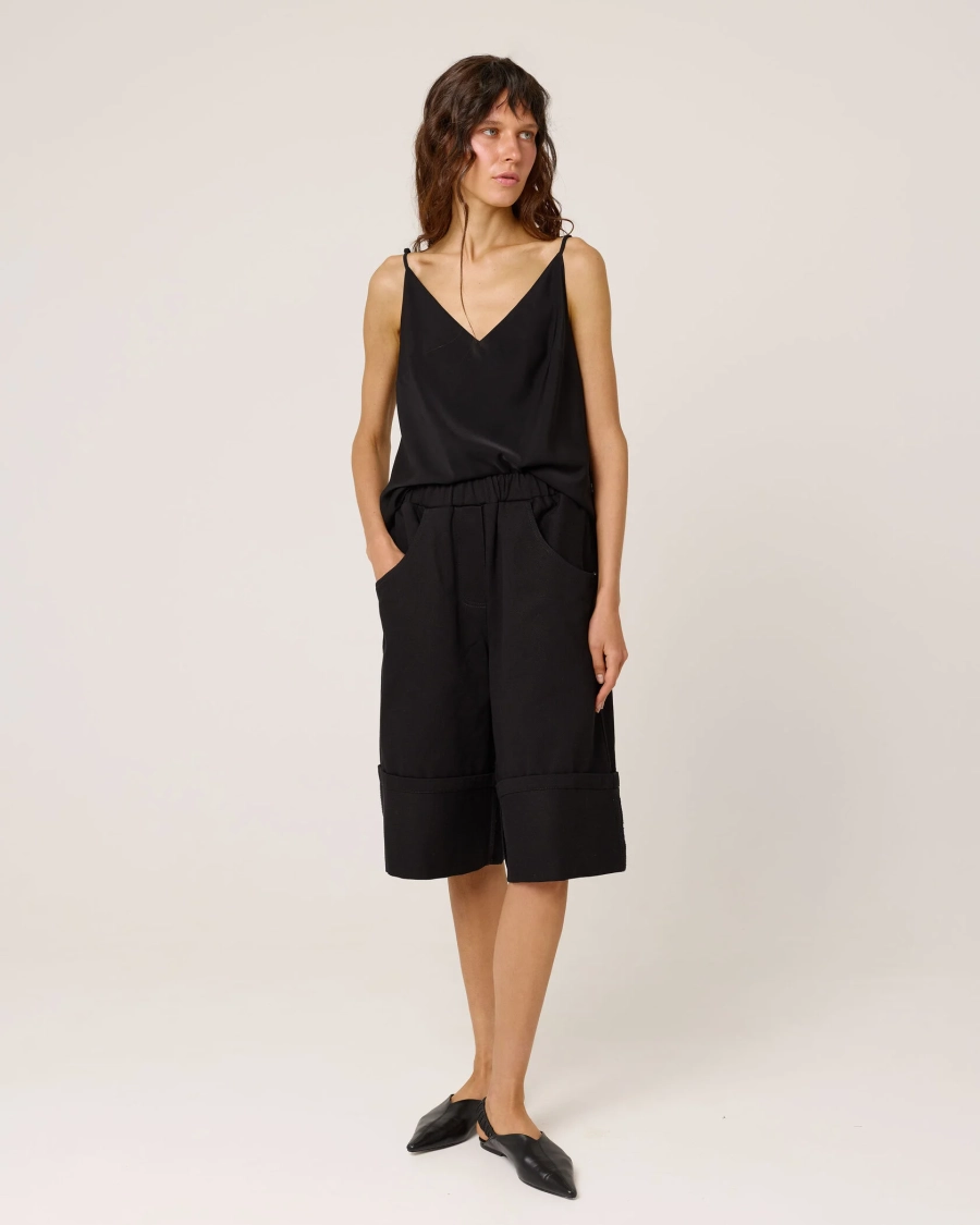 Бермуды деним Anmuse, цвет: Черный, SH24S80.1-BLC купить онлайн