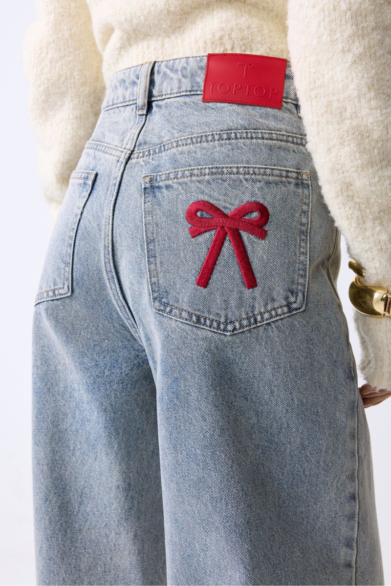 Джинсы из 100% хлопка TOPTOP, цвет: голубой, TT.036.16747.600 купить онлайн