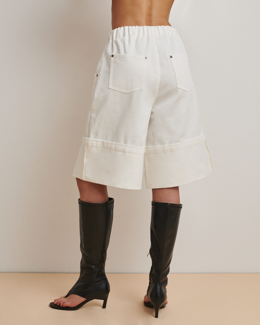 Бермуды деним Anmuse, цвет: белый, SH24S80.1-WHT купить онлайн