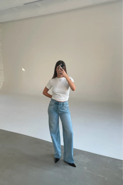 Джинсы прямые