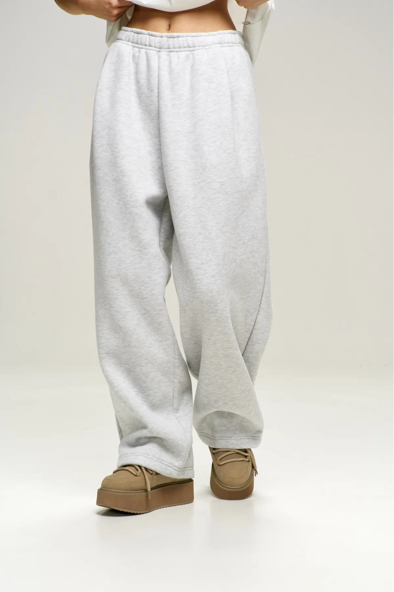 Брюки с начесом Grey Melange