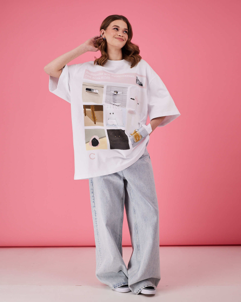 Футболка Капча TABOO, цвет: белый, TsCapchaW купить онлайн