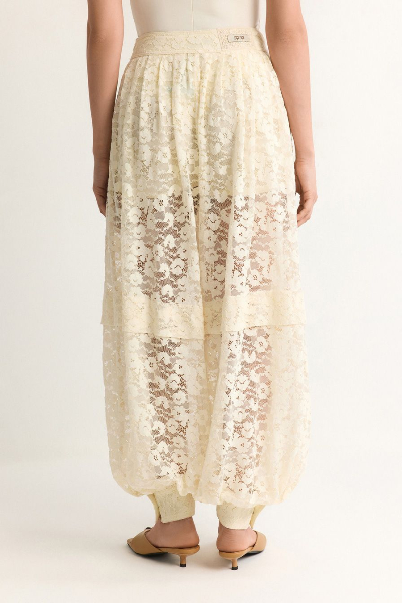 Брюки из смесового хлопка TOPTOP, цвет: молочный, TT.032.19290.120 купить онлайн