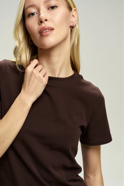 Футболка Basic Choco Erist store, цвет: шоколадный, НФ-00002980 купить онлайн