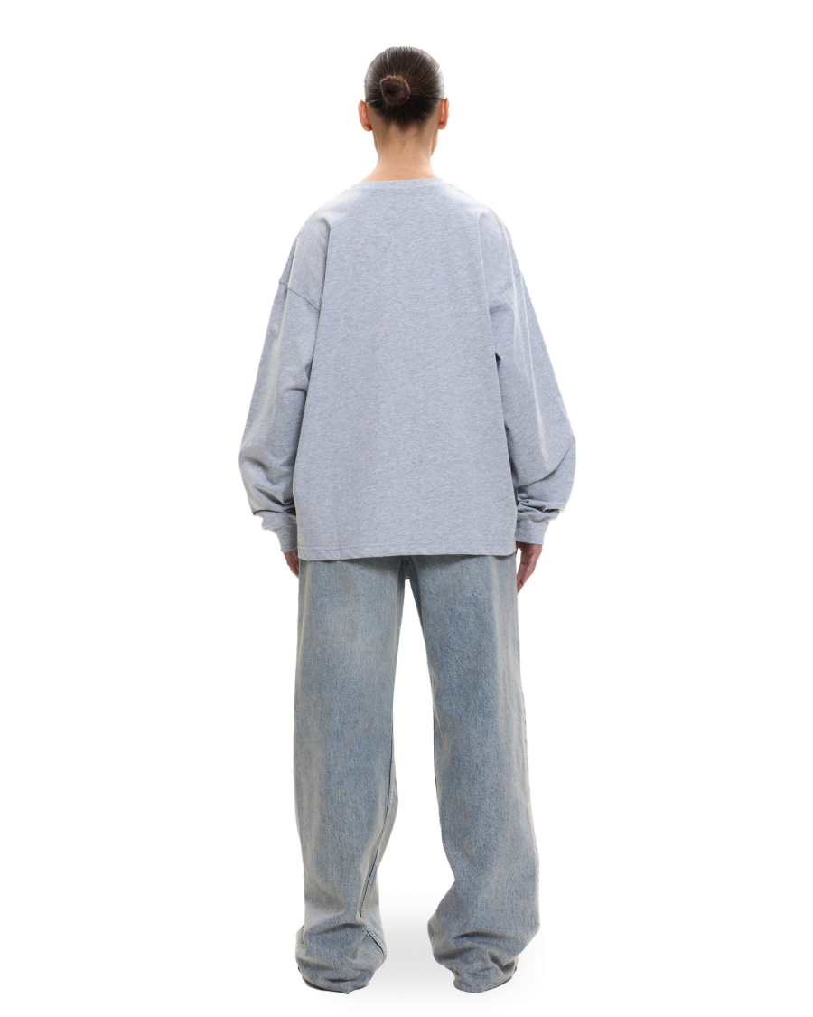 Лонгслив CD Suborbia, цвет: grey melange, 006171 купить онлайн