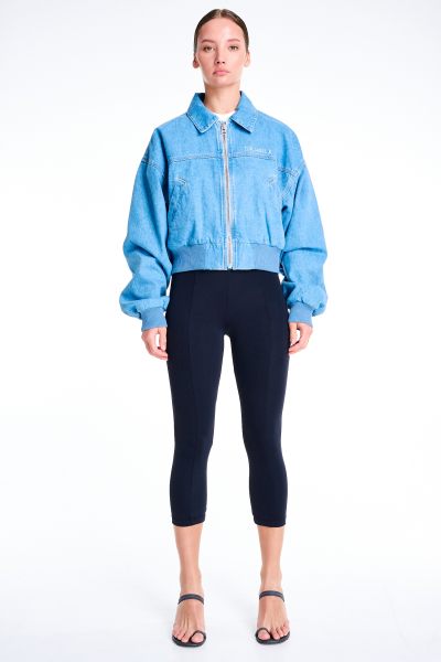 Капри из бифлекса BLACK Label .B, цвет: black, Pt.12.1.3833BLC со скидкой купить онлайн