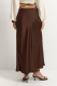 Атласная юбка с крэш-эффектом TOPTOP, цвет: коричневый TT.072.17655.700 |новая коллекция купить онлайн