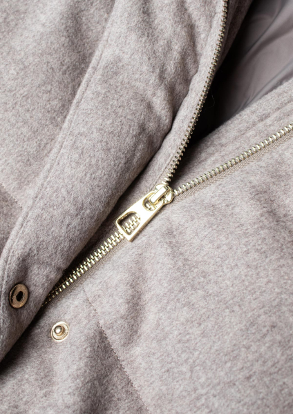 Пуховик из шерсти LAPLANDIA, цвет: бежевый, 3096 купить онлайн