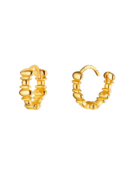 Серьги Ovals Gold medium NEYAME, цвет: GOLD, 10019 купить онлайн